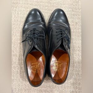 J. Crew Black Leather Oxfords
